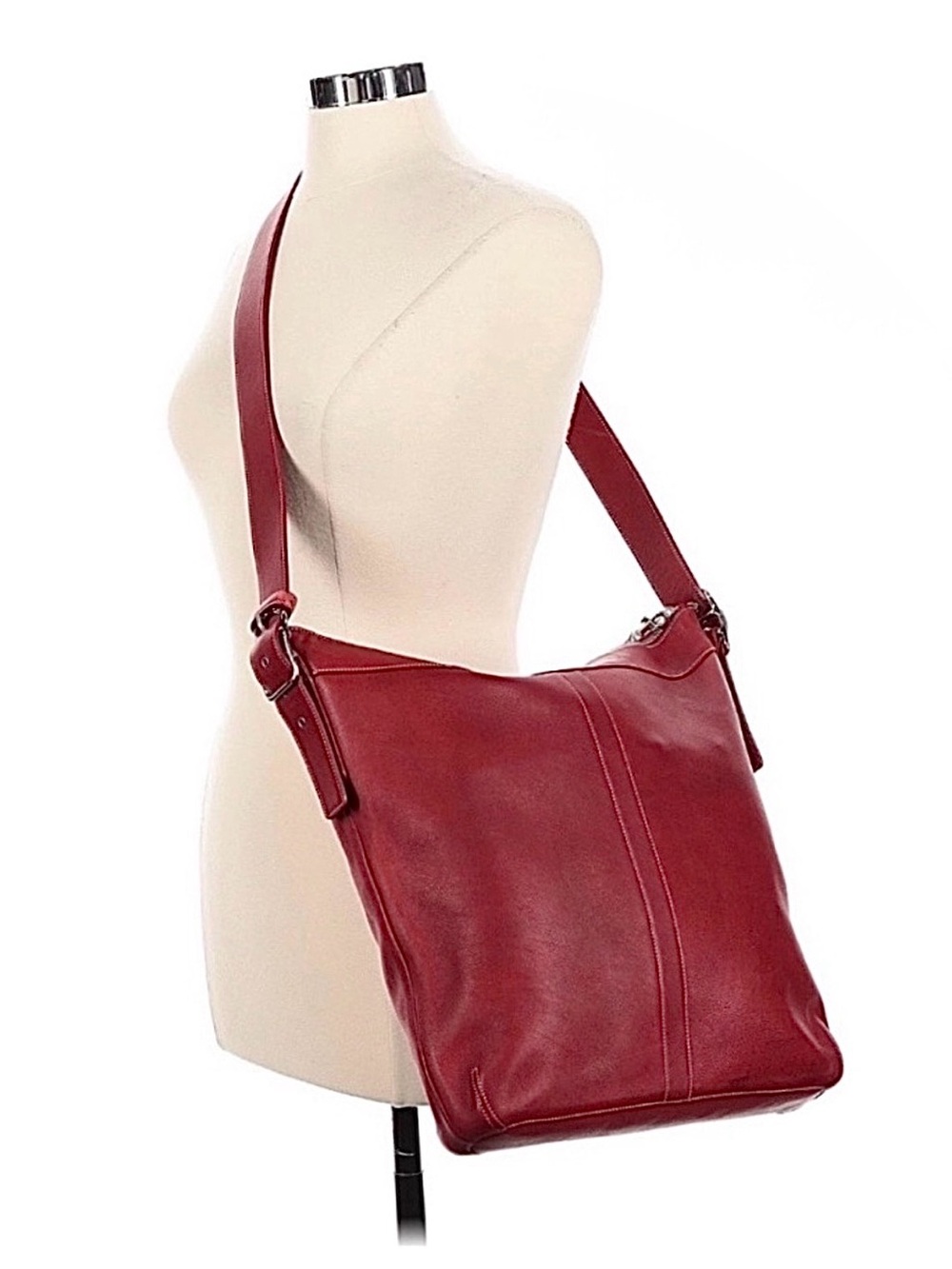 Coach Sm Slim Duffle Bucket Legacy Convertible 9326 Leather